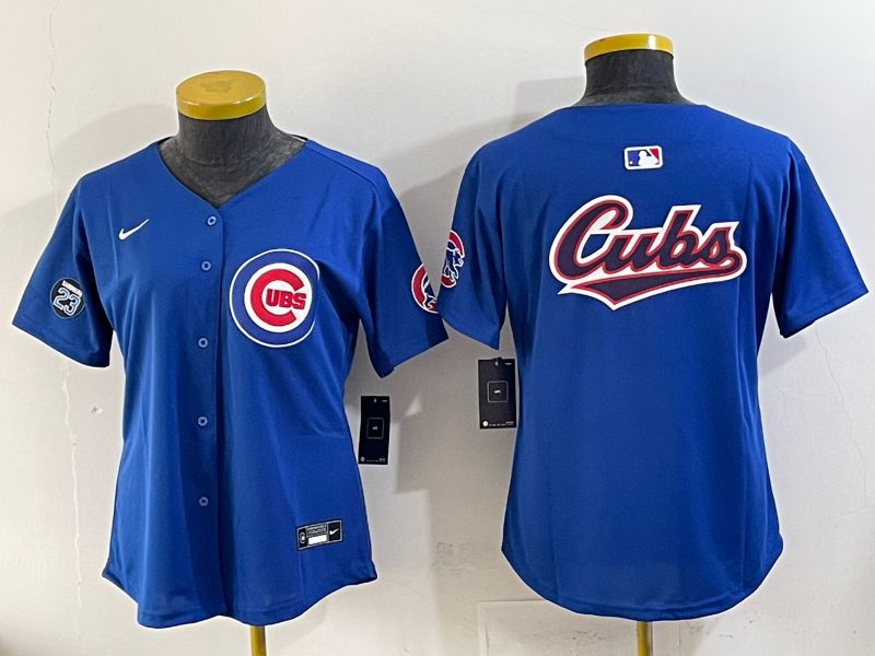 Youth Chicago Cubs blank blue 2025 Nike MLB jersey 006->youth mlb jersey->Youth Jersey